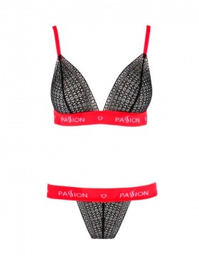 Комплекты Passion Lingerie Glamiss set Black, Чёрный, XXL/3XL Pas_Glamiss set Black XXL/3XL - Passion - Эротические комплекты: лиф и трусики - Купить