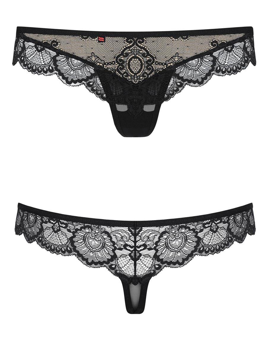 Pythia black thong