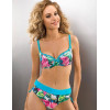 Раздельный купальник с чашкой пуш-ап  Aquarilla 203 SASSARI/19 лазурный, Цвет: лазурный, Размеры: M