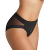 Трусы корректирующие с сеткой Ysabel Mora 19610 SHAPING черный, Цвет: черный, Размеры: XL
