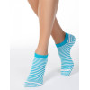 Ультракороткие женские носки CONTE ACTIVE 15С-46СП 073 белый/бирюза, Цвет: белый/бирюза, Размеры: 36/37