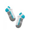 Укороченные женские носки CONTE ACTIVE 16С-71СП 083 серый/бирюза, Цвет: серый/бирюза, Размеры: 38/39, изображение 2