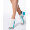 Укороченные женские носки CONTE ACTIVE 16С-71СП 083 серый/бирюза, Цвет: серый/бирюза, Размеры: 38/39