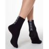 Носки женские хлопковые CONTE CLASSIC 7С-22СП 152, Цвет: черный, Размеры: 36/37