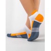 Носки мужские ультракороткие Conte DIWARI ACTIVE 16С-72СП 083 джинс/оранжевый, Цвет: джинс/оранжевый, Размеры: 44/45, изображение 2