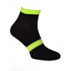 Укороченные спортивные носки Conte DIWARI ACTIVE 7С-37СП 066 черный/салатовый, Цвет: черный/салатовый, Размеры: 40/41, изображение 2