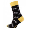 Носки мужские Conte DIWARI HAPPY 17С-151СП 057 черный/желтый, Цвет: черный/желтый, Размеры: 44/45