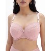 Бюстгальтер полумягкий Alles MARIE PU, Цвет: розовый, Размеры: 95E