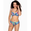 Купальные трусы бразилиана Ava SF144/5 etnic blue, Цвет: флора синий, Размеры: L, изображение 3