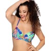 Верх купальника с уплотненной чашкой Ava SK143 U etnic blue, Цвет: флора синий, Размеры: 90F, изображение 3