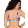 Верх купальника с уплотненной чашкой Ava SK143 U etnic blue, Цвет: флора синий, Размеры: 90F, изображение 2