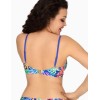 Мягкий купальный лиф Ava SK144 M etnic blue, Цвет: флора синий, Размеры: 80E, изображение 2