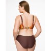 Купальник с мягкой чашкой на косточках Fianeta 2955 коричневый, Цвет: коричневый, Размеры: 80E, изображение 2