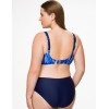 Купальник с мягкой чашкой на косточках Fianeta 2955 синий, Цвет: синий, Размеры: 80C, изображение 2