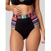 Трусы пляжные высокие UNICONF CBC127 V1 RADIANT COLOURS, Цвет: черный, Размеры: S