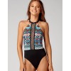Слитный купальник халтер UNICONF CBI157 V1 TRIBAL GODDESS, Цвет: черный, Размеры: M