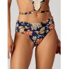 Плавки бразилиана женские UNICONF CBC51 IM18 VINTAGE ESCAPEС, Цвет: темно-синий, Размеры: S
