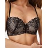 Бюстгальтер балконет Elli 5000 черно-серебристый пион, Цвет: черно-серебристый пи, Размеры: 80B, изображение 2