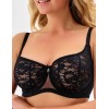 Мягкий кружевной бюстгальтер Elli 6000 черный, Цвет: черный, Размеры: 80C, изображение 4