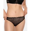 Кружевные трусы бразилиана Esotiq 39554 SONRISA черный, Цвет: черный, Размеры: S