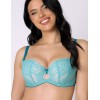 Бюстгальтер балконет тюльпан Subtille MADISON TURQUOISE balkonette, Цвет: бирюзовый, Размеры: 75C, изображение 3