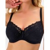 Бюстгальтер балконет Misstyle 2545 черный, Цвет: черный, Размеры: 75E