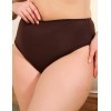 Гладкие трусы миди Novella 008 шоколад, Цвет: шоколад, Размеры: L, изображение 3