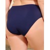 Гладкие трусы миди Novella 008 темно-синий, Цвет: темно-синий, Размеры: 4XL, изображение 2