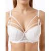 Бюстгальтер балконет пуш-ап Coquette Revue SUCCESS 82098-01 со стрэпами, Цвет: молоко, Размеры: 70D