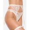 Кружевной пояс для чулок Esotiq 39581 SONIKA экрю, Цвет: экрю, Размеры: L/XL
