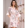 Халат-кимоно атласный Mia-Amore ADRIANA 7139, Цвет: пудровый, Размеры: S/M, изображение 2
