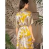 Атласный халат Mia-Amore AMARA 7223, Цвет: медовый, Размеры: L/XL, изображение 2
