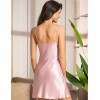 Атласная сорочка на тонких бретелях Mia-Amore FLORA 7201 розовый, Цвет: розовый, Размеры: S, изображение 2
