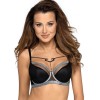 Бюстгальтер полумягкий Novika HALLEY N02 PU, Цвет: черный, Размеры: 95D, изображение 3
