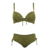 Купальник с формованной чашкой Sielei JQ59+JQ69 verde militare, Цвет: verde militare (хаки), Размеры: 95C, изображение 2