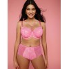 Кружевные высокие трусы слипы Alles ARUBA CLASSIC, Цвет: розовый, Размеры: XL, изображение 3