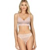 Кружевные трусы танга Amelie NINA 1009-2 розовый, Цвет: розовый, Размеры: 2XL, изображение 2