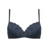 Бюстгальтер балконет с пуш-ап Amelie NINA 1010 синий, Цвет: синий, Размеры: 70B, изображение 3