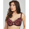 Бюстгальтер с открытой чашкой Kris Line SELENA halfcupsoft, Цвет: бургунди, Размеры: 70I, изображение 3