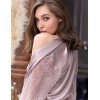 Атласный халат Mia-Amore MISTY 7263 латте, Цвет: латте, Размеры: 2XL/3XL, изображение 4