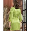Атласный халат кимоно Mia-Amore VALENTINO 7245 мохито, Цвет: мохито, Размеры: S/M, изображение 2