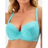 Бюстгальтер балконет пуш-ап VOVA SNEJANNA V54032 бирюза, Цвет: бирюза, Размеры: 75D