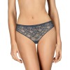 Кружевные трусы бразилиана Amelie POLINA 2008-3 серо-синий, Цвет: серо-синий, Размеры: M