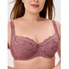 Кружевной бюстгальтер с поролоном Elli 3030 кофейно-розовый, Цвет: кофейно-розовый, Размеры: 85H