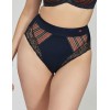 Трусы слипы высокие Kris Line ELIZABETH high waist, Цвет: темно-синий, Размеры: M