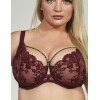 Бюстгальтер мягкий Kris Line SELENA soft lace, Цвет: бургунди, Размеры: 80I