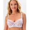 Бюстгальтер с мягкими кружевными чашками Lina A 6010 белый, Цвет: белый, Размеры: 70E, изображение 4