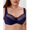 Бюстгальтер полумягкий с подкроем Novella 152 темно-синий, Цвет: темно-синий, Размеры: 80C
