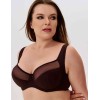 Бюстгальтер полумягкий с подкроем Novella 152 шоколад, Цвет: шоколад, Размеры: 75C, изображение 4