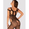 Черный бодистокинг Obsessive G 322, Цвет: черный, Размеры: S/M/L, изображение 2